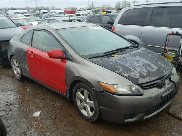 2HGFG12836H532525 - 2006 HONDA CIVIC EX GRAY photo 1