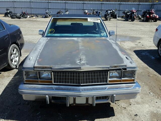 6S69B8Q494949 - 1978 CADILLAC SEVILLE GRAY photo 9