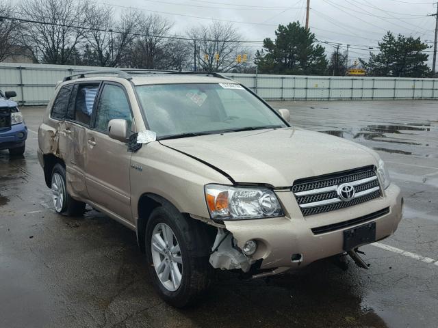 JTEEW21A470049926 - 2007 TOYOTA HIGHLANDER BEIGE photo 1