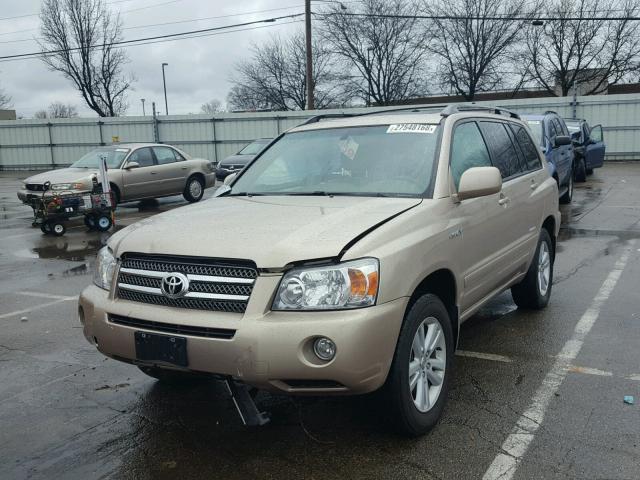 JTEEW21A470049926 - 2007 TOYOTA HIGHLANDER BEIGE photo 2