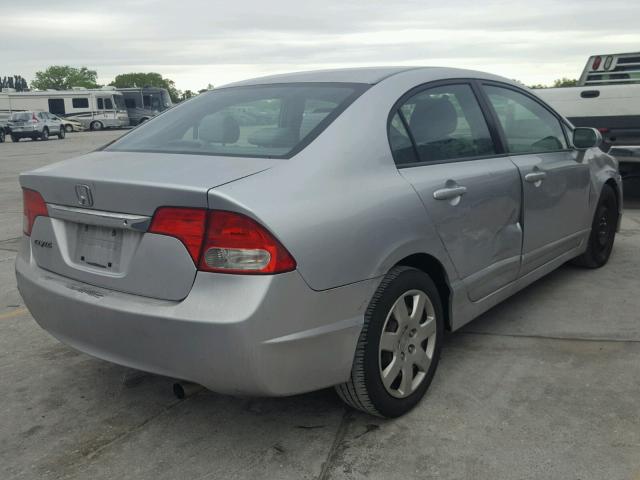 2HGFA165X9H363237 - 2009 HONDA CIVIC LX SILVER photo 4