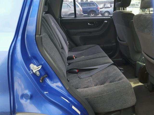 JHLRD1865YC024480 - 2000 HONDA CR-V EX BLUE photo 6