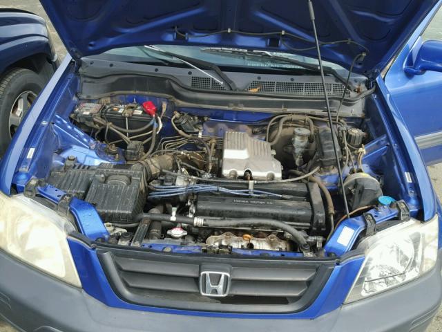 JHLRD1865YC024480 - 2000 HONDA CR-V EX BLUE photo 7