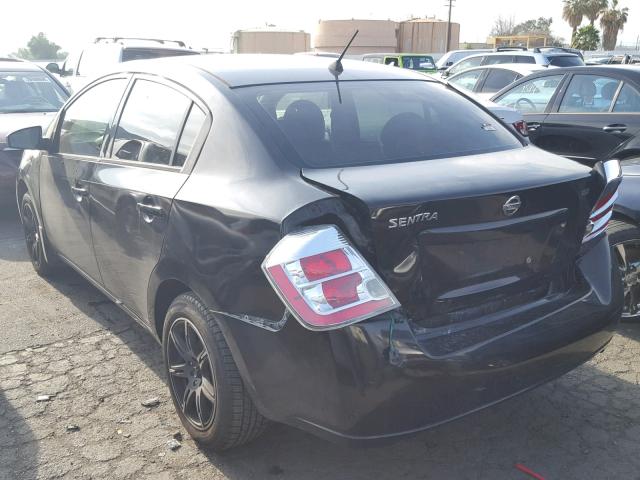 3N1AB61E09L678651 - 2009 NISSAN SENTRA 2.0 BLACK photo 3