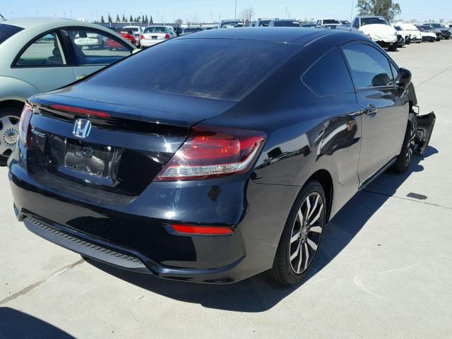 2HGFG3B0XEH526404 - 2014 HONDA CIVIC EXL BLACK photo 4