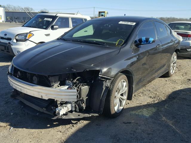 1C3CCCBG9FN570417 - 2015 CHRYSLER 200 S 黑色 照片 2