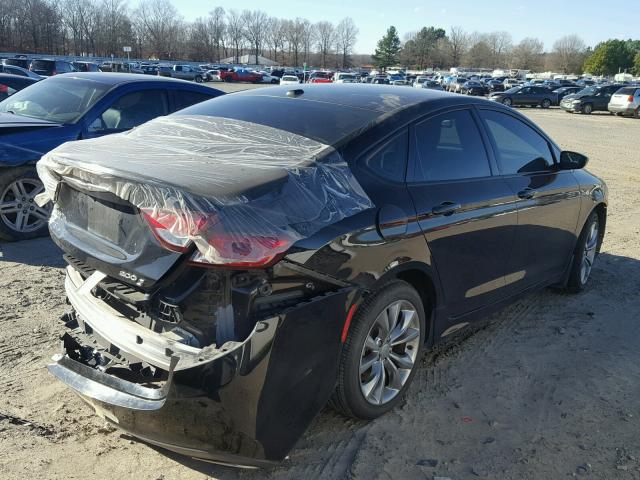1C3CCCBG9FN570417 - 2015 CHRYSLER 200 S 黑色 照片 4