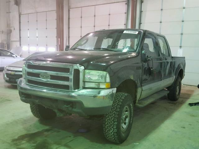 1FTSW31F73EA21995 - 2003 FORD F350 SRW S BLACK photo 2