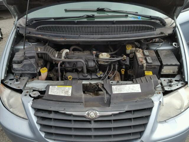 1A4GP45R46B549281 - 2006 CHRYSLER TOWN & COU BLUE photo 7