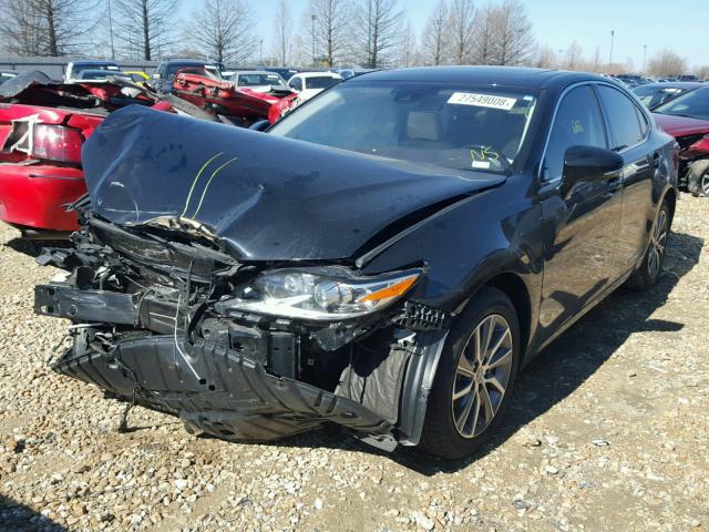 JTHBW1GG2G2115843 - 2016 LEXUS ES 300H BLACK photo 2