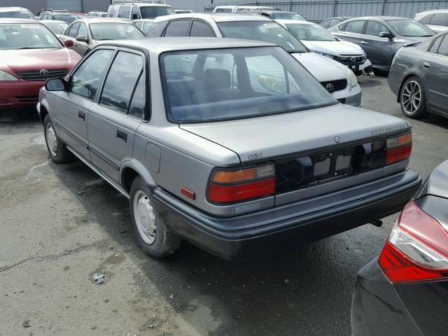 1NXAE92E8KZ027912 - 1989 TOYOTA COROLLA DL SILVER photo 3