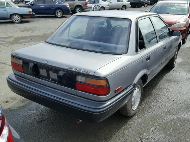 1NXAE92E8KZ027912 - 1989 TOYOTA COROLLA DL SILVER photo 4