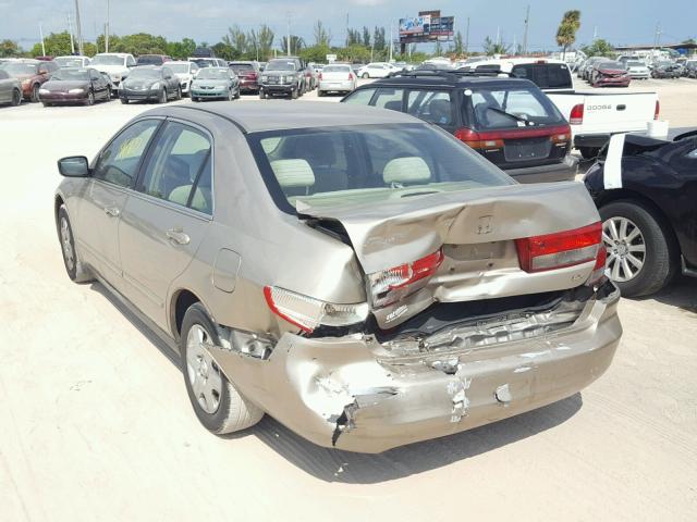 3HGCM56394G702708 - 2004 HONDA ACCORD LX GOLD photo 3