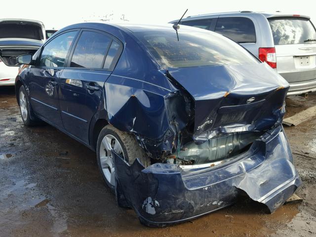 3N1AB61E58L764651 - 2008 NISSAN SENTRA 2.0 BLUE photo 3