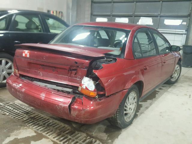 1G8ZK5270XZ337700 - 1999 SATURN SL2 RED photo 4