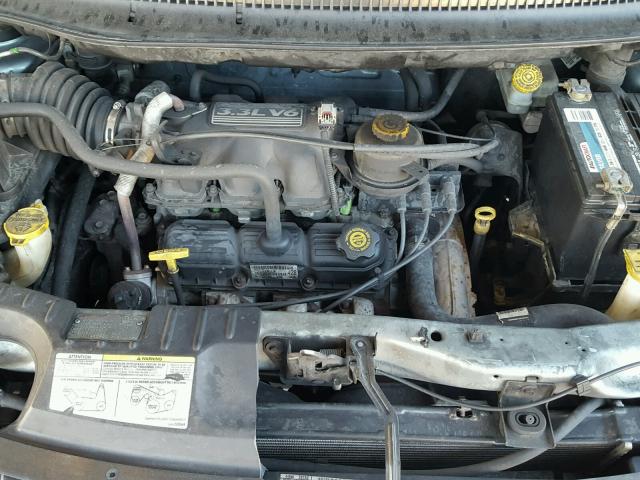 1D4GP45R74B529998 - 2004 DODGE CARAVAN SX BLUE photo 7