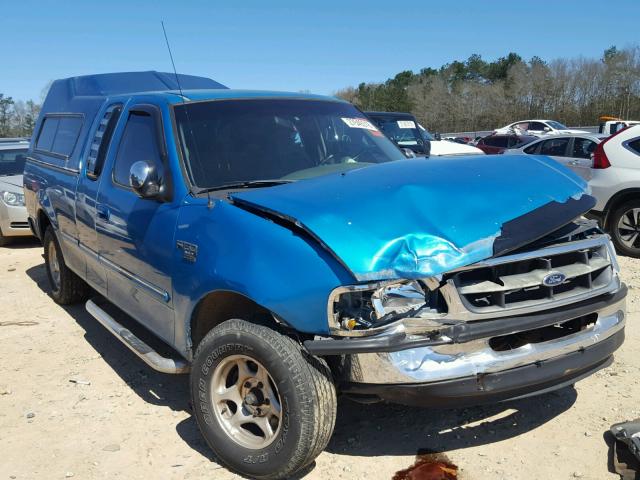 1FTZX1766WNA28707 - 1998 FORD F150 TEAL photo 1