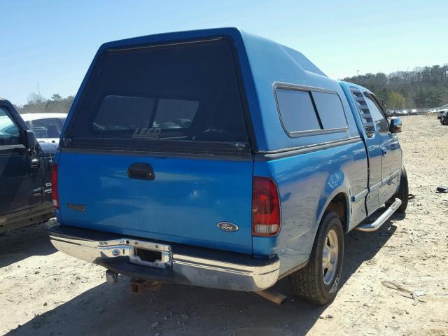 1FTZX1766WNA28707 - 1998 FORD F150 TEAL photo 4