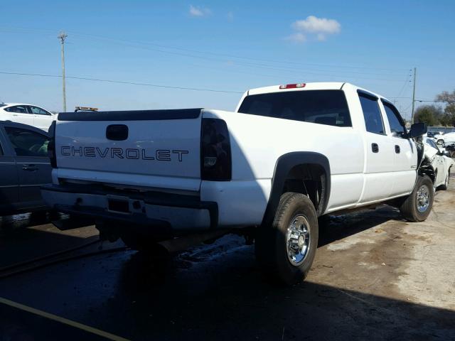 1GCHK23U37F198331 - 2007 CHEVROLET SILVERADO WHITE photo 4