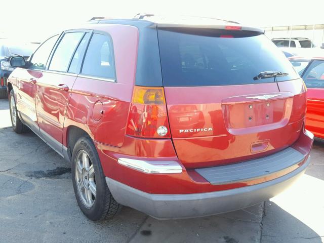 2C8GM68424R307449 - 2004 CHRYSLER PACIFICA RED photo 3