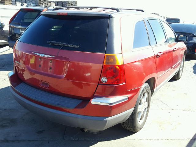 2C8GM68424R307449 - 2004 CHRYSLER PACIFICA RED photo 4