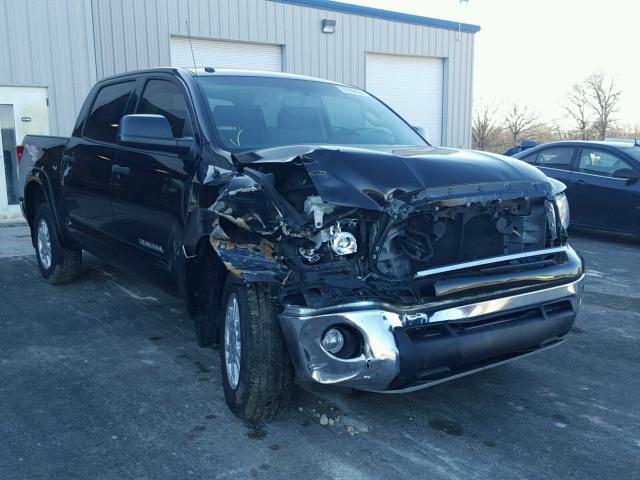 5TFDM5F17CX031048 - 2012 TOYOTA TUNDRA CRE BLACK photo 1