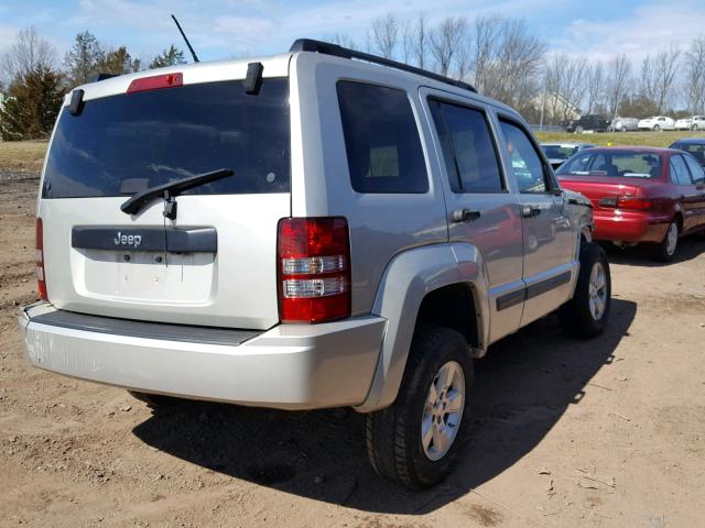 1J8GN28K79W525853 - 2009 JEEP LIBERTY SP BEIGE photo 4