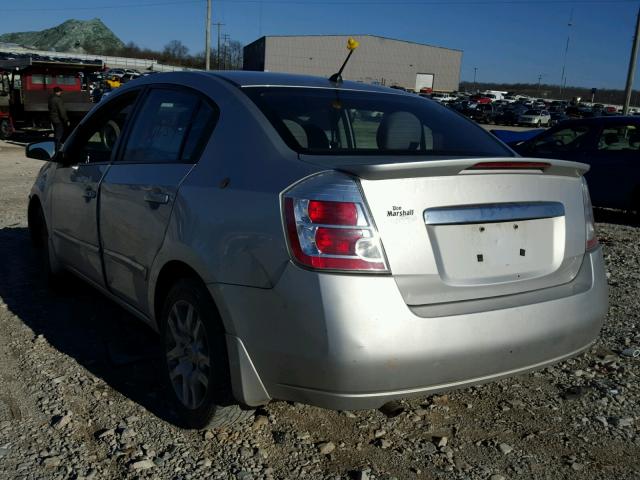 3N1AB6AP6CL613084 - 2012 NISSAN SENTRA 2.0 SILVER photo 3