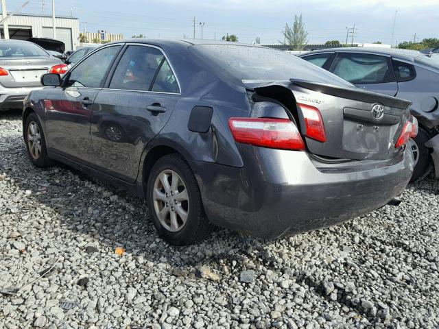 JTNBE46K773070223 - 2007 TOYOTA CAMRY NEW GRAY photo 3