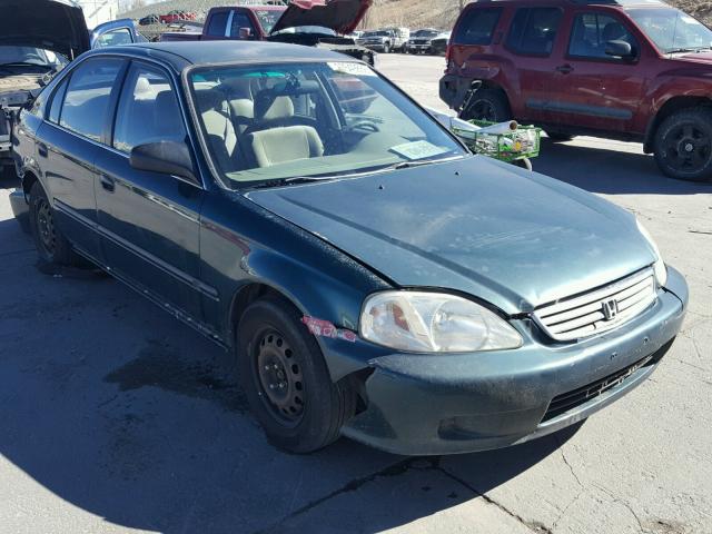 2HGEJ6677XH573561 - 1999 HONDA CIVIC LX GREEN photo 1