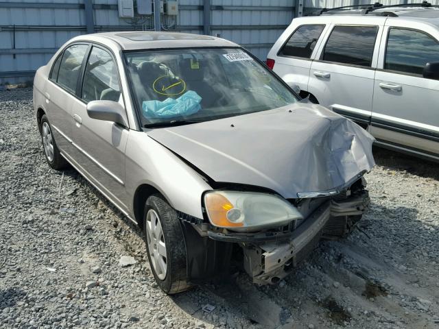 2HGES26712H523656 - 2002 HONDA CIVIC EX GOLD photo 1