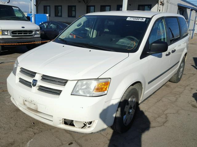 1D4HN11E59B508859 - 2009 DODGE GRAND CARA WHITE photo 2