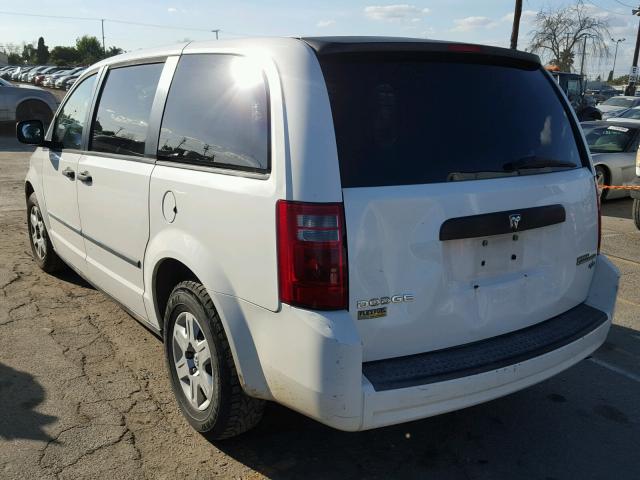 1D4HN11E59B508859 - 2009 DODGE GRAND CARA WHITE photo 3