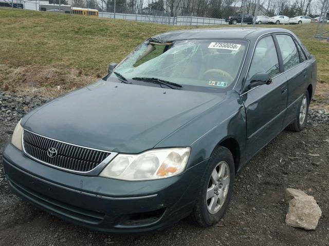 4T1BF28B61U144652 - 2001 TOYOTA AVALON XL GREEN photo 2