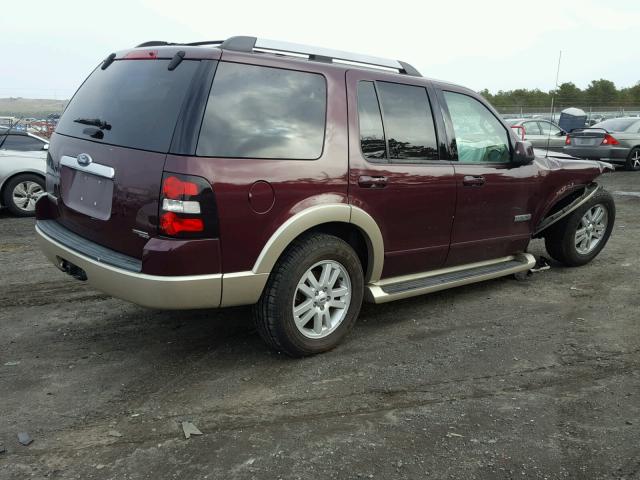 1FMEU74E06UB21746 - 2006 FORD EXPLORER E MAROON photo 4