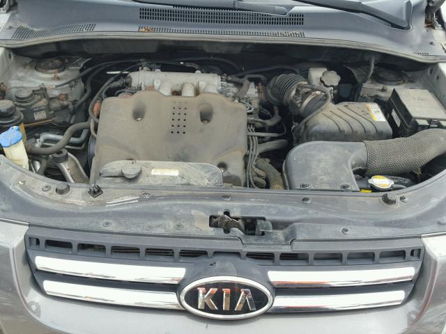 KNDJE723587494591 - 2008 KIA SPORTAGE E GRAY photo 7