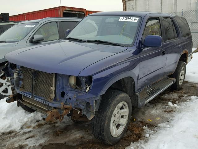 JT3HN86R9T0037808 - 1996 TOYOTA 4RUNNER SR BLUE photo 2