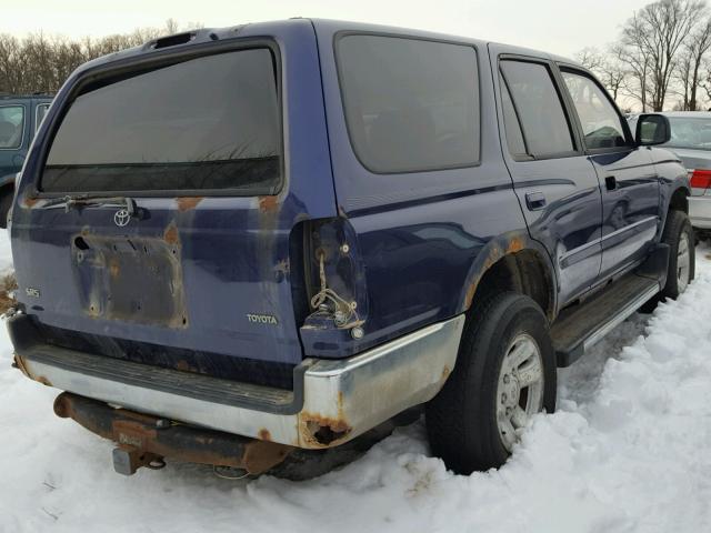 JT3HN86R9T0037808 - 1996 TOYOTA 4RUNNER SR BLUE photo 4