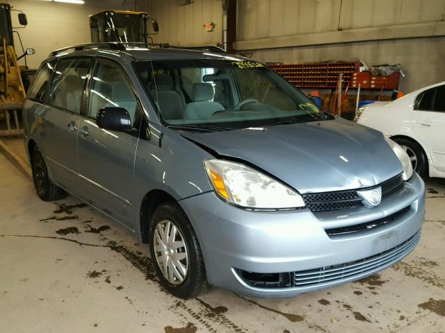 5TDZA23C05S381651 - 2005 TOYOTA SIENNA CE BLUE photo 1