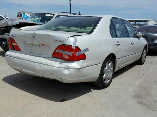 JTHBN30FX30115188 - 2003 LEXUS LS 430 WHITE photo 4