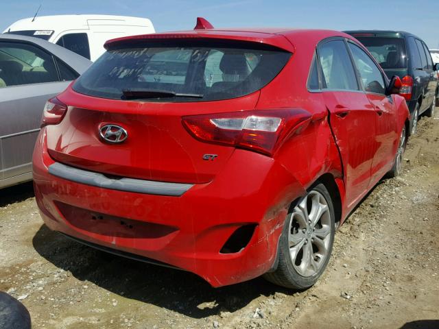 KMHD35LEXDU081418 - 2013 HYUNDAI ELANTRA GT RED photo 4