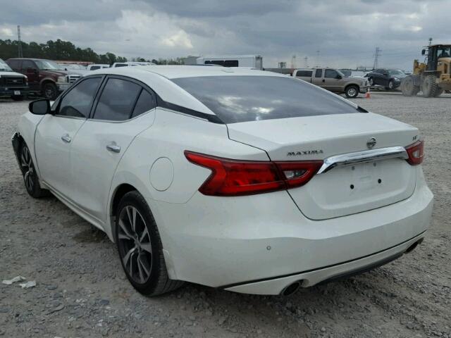 1N4AA6AP8HC411825 - 2017 NISSAN MAXIMA 3.5 WHITE photo 3