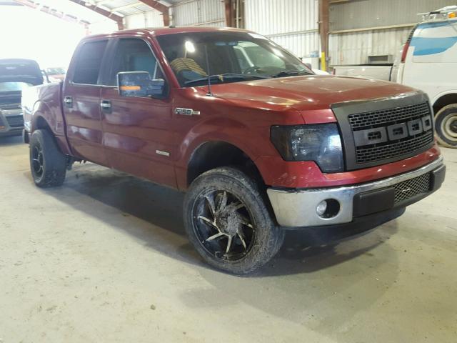 1FTFW1CT8CKD73705 - 2012 FORD F150 SUPER RED photo 1