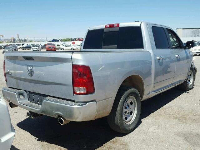 1D7RB1CT2AS163094 - 2010 DODGE RAM 1500 GRAY photo 4