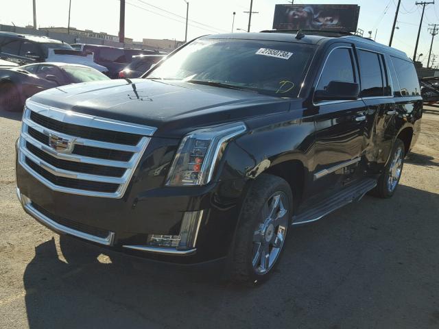 1GYS3HKJ2FR177863 - 2015 CADILLAC ESCALADE E BLACK photo 2