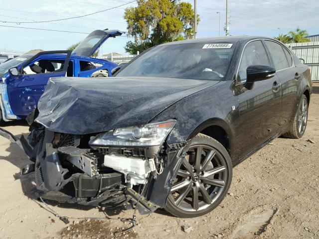 JTHCE1BL1D5016288 - 2013 LEXUS GS 350 BLACK photo 2