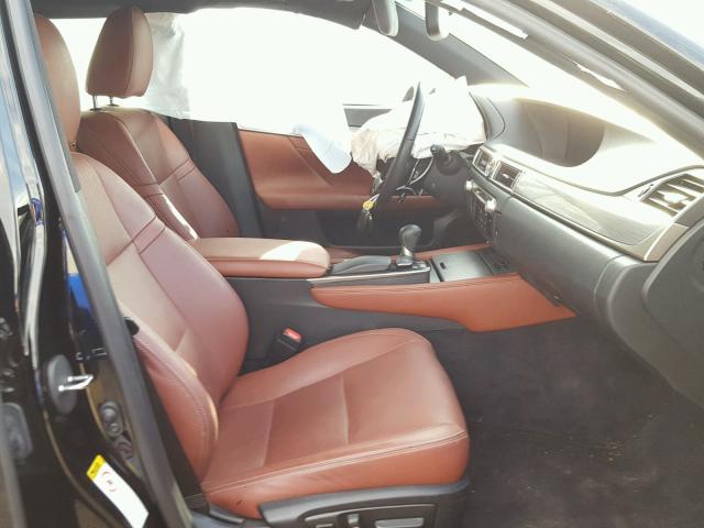 JTHCE1BL1D5016288 - 2013 LEXUS GS 350 BLACK photo 5