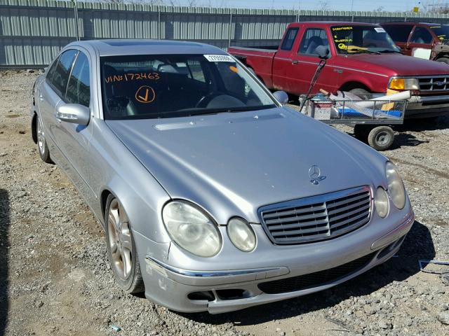 WDBUF83J95X172463 - 2005 MERCEDES-BENZ E 500 4MAT SILVER photo 1