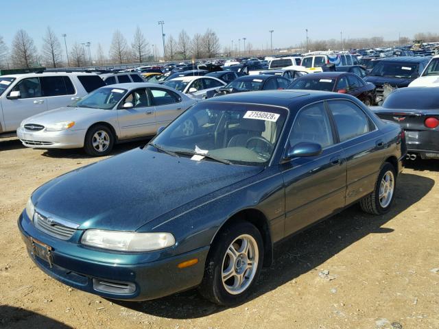 1YVGE22CXT5584072 - 1996 MAZDA 626 DX GREEN photo 2