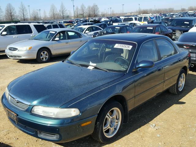 1YVGE22CXT5584072 - 1996 MAZDA 626 DX GREEN photo 9